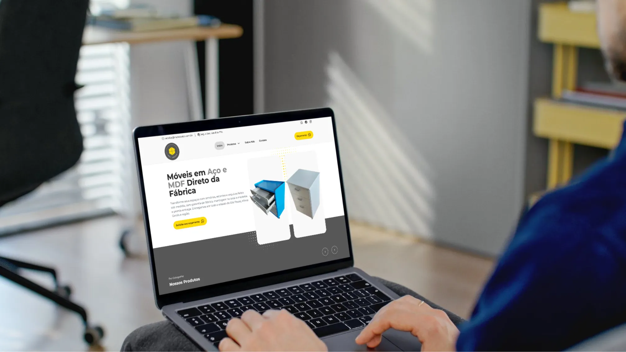 criando wireframes e protótipos de sites